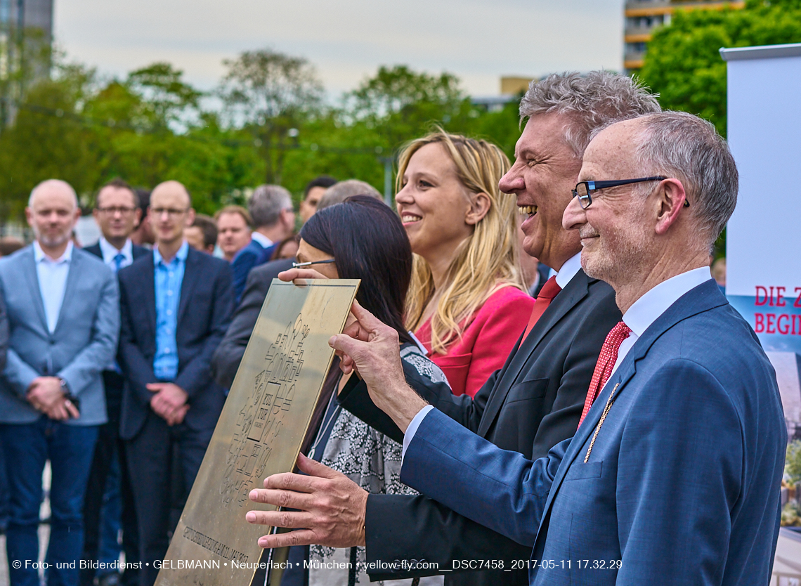 11. Mai 2017 - Grundsteinlegung für die LOGE und dem Kulturquadrat in Neuperlach